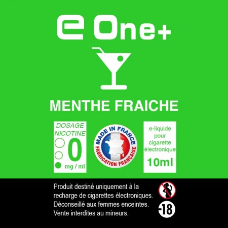 E-liquide Arôme Menthe Fraîche PACK DE 5 FLACONS