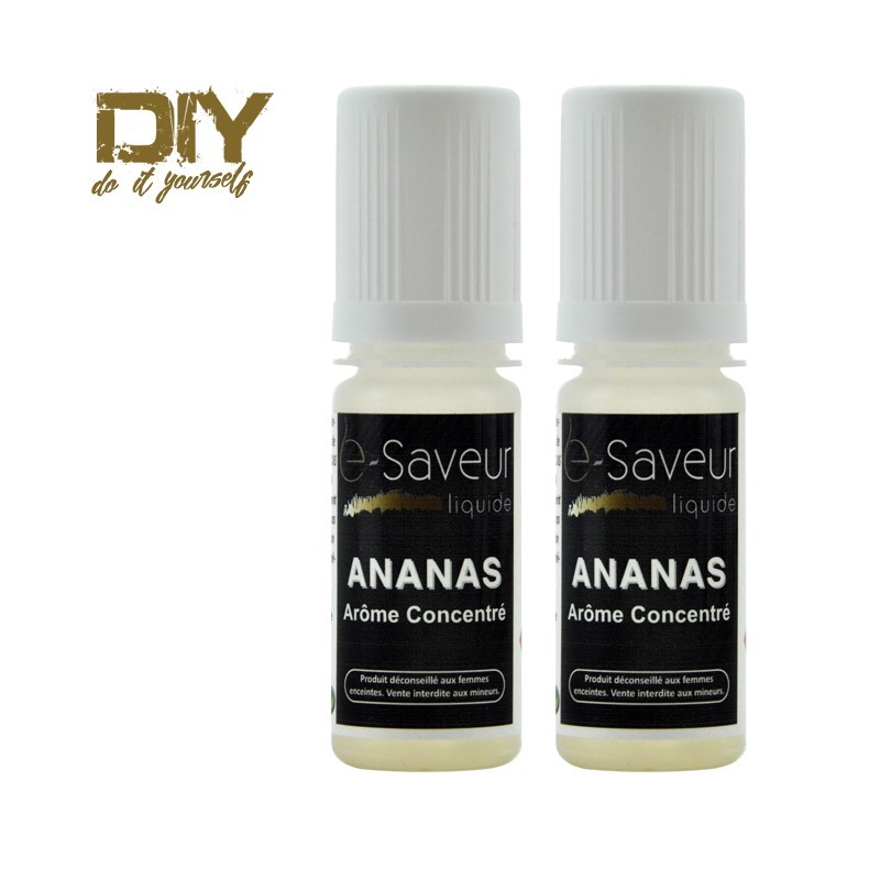 Arômes concentré Ananas 10ml pack de 2