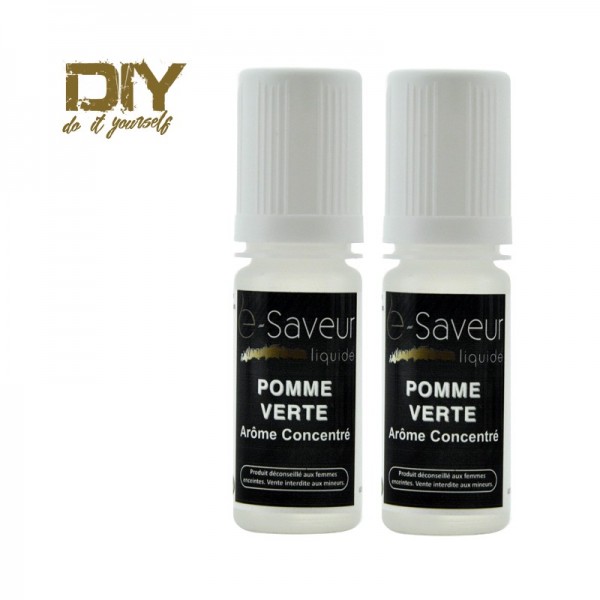 Arôme concentré  Pomme verte 10ml pack de 2