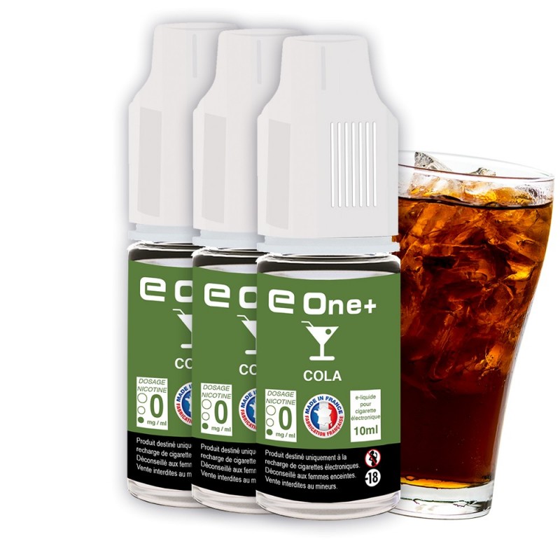 E-liquide Arôme Cola PACK DE 3 FLACONS