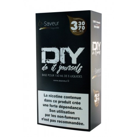 Pack DIY E-Saveur PGVG 30/70 Nicotine 3 mg/ml