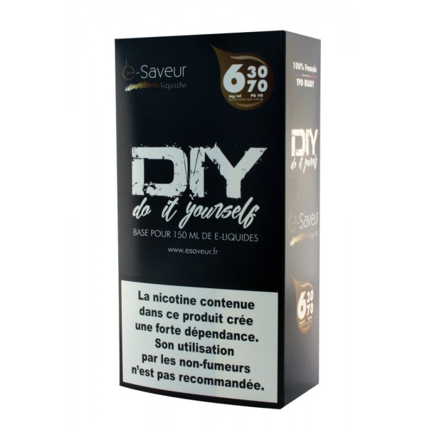 Pack DIY E-Saveur PGVG 30/70 Nicotine 6 mg/ml