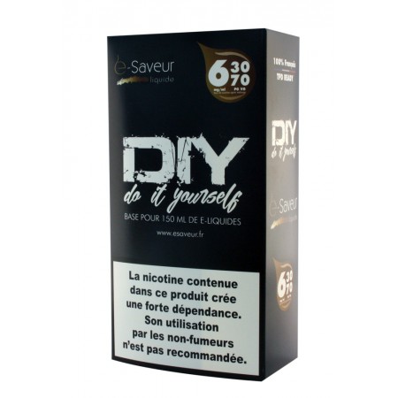 Pack DIY E-Saveur PGVG 30/70 Nicotine 6 mg/ml