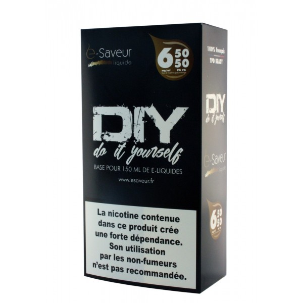 Pack DIY E-Saveur PGVG 50/0 Nicotine 6 mg/ml