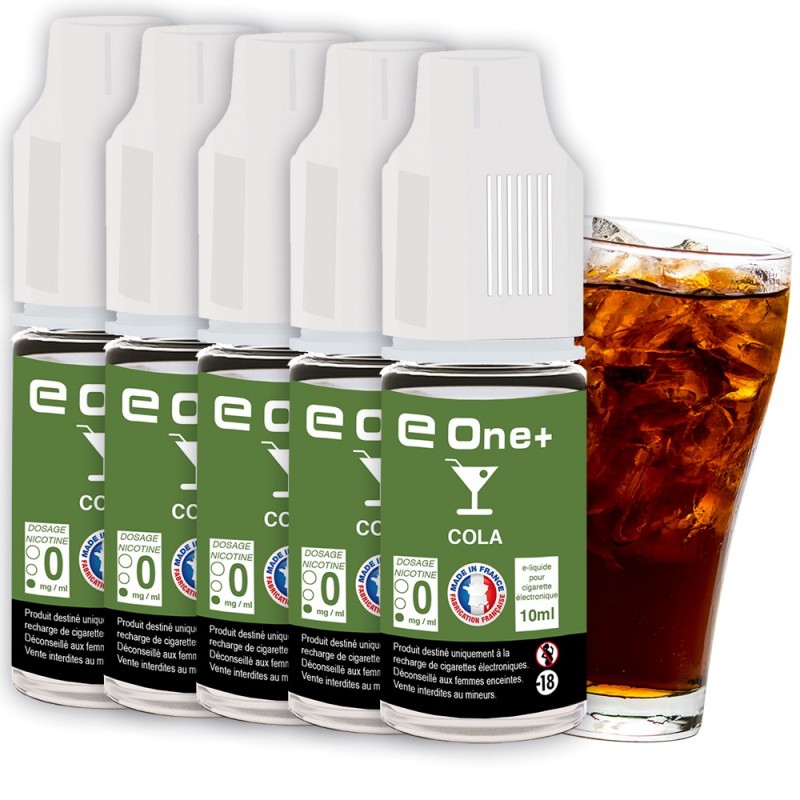 E-liquide Arôme Cola PACK DE 5 FLACONS