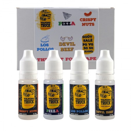 Le pack dégustation de Vaping Truck by E-saveur