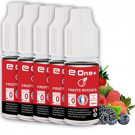 E-liquide Arôme Fruit Rouge PACK DE 5 FLACONS