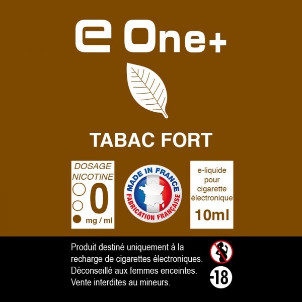 E-liquide Arôme Tabac Fort x1 flacon 10 ml