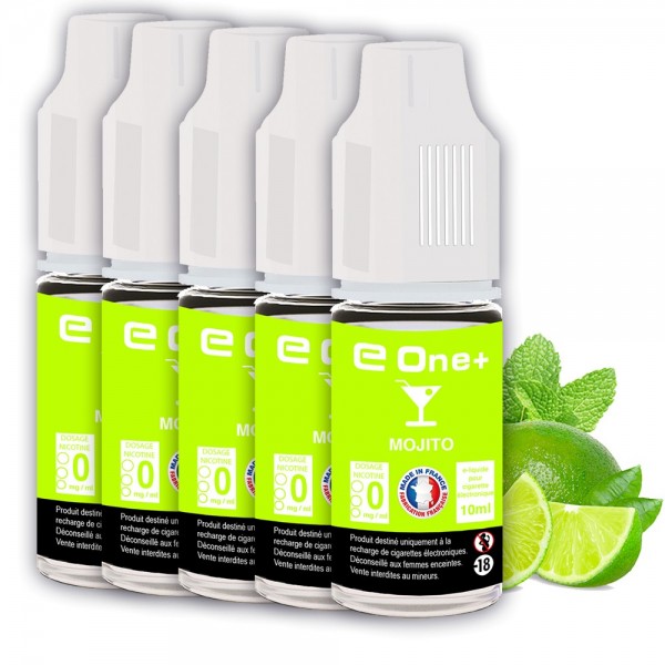 E-liquide Arôme Mojito PACK DE 5 FLACONS