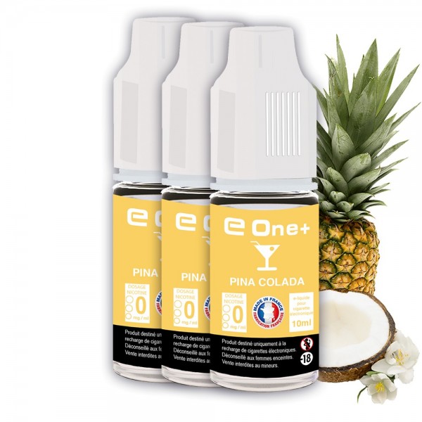 E-liquide Arôme Pina Colada PACK DE 3 FLACONS